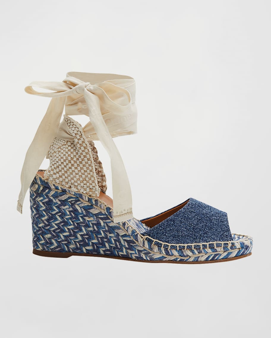 Chloé lauren ankle wrap outlet espadrilles