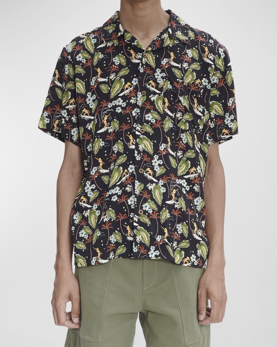 Top-selling item] Versace Color Version Hawaii Shirt Shorts Set And Flip  Flops