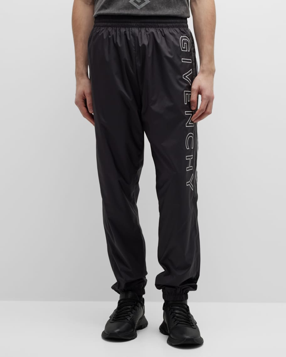 GIVENCHY Side Tape Logo Track Pants Sweatpants size XL