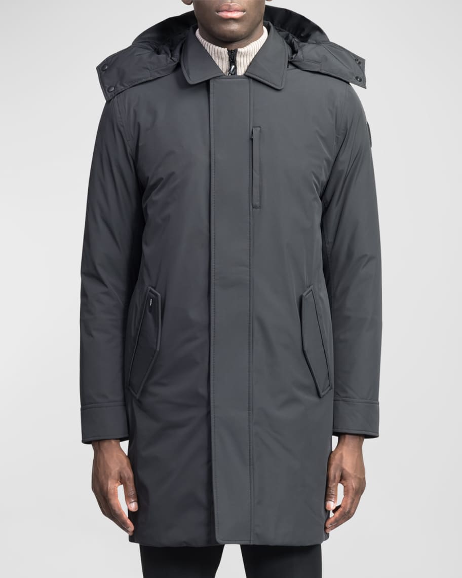Nobis Men's Nord Tailored Trench Coat | Neiman Marcus