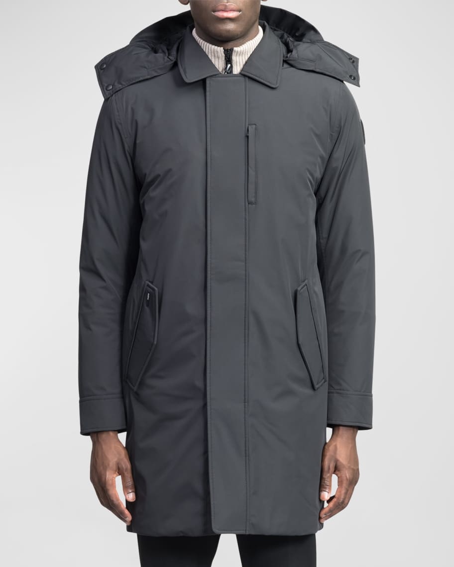 Nobis Men's Nord Tailored Trench Coat Neiman Marcus