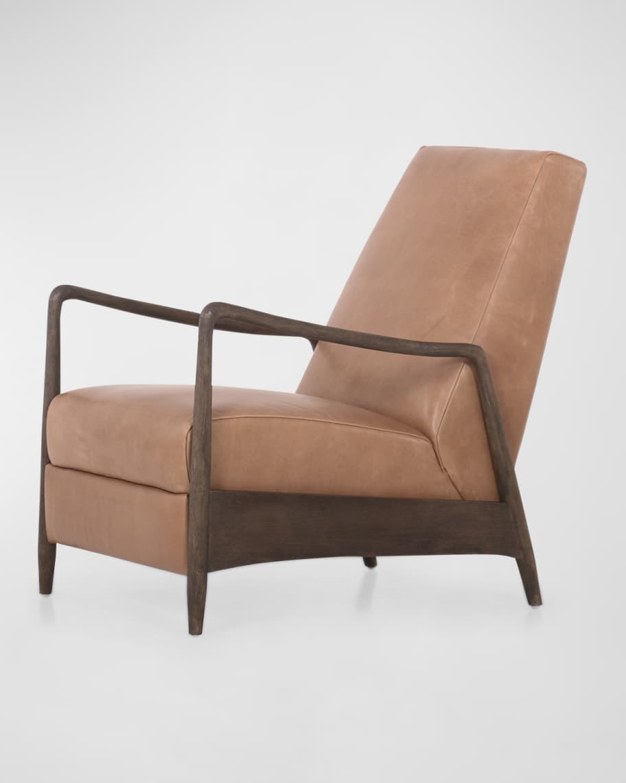 Four Hands Braden Leather Recliner Chair | Neiman Marcus