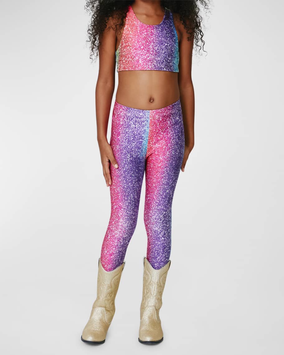Girls rainbow online leggings
