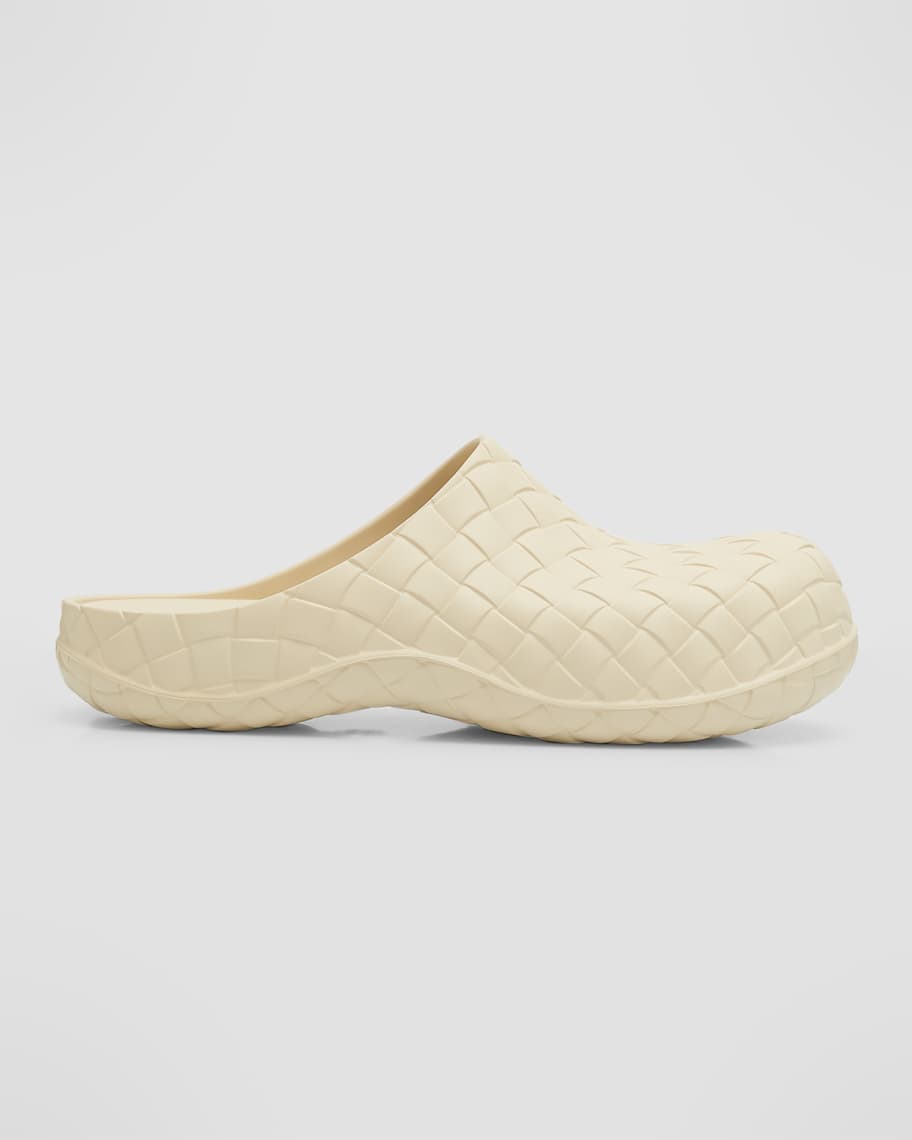 Bottega Veneta Men's Beebee Rubber Clog Sandals | Neiman Marcus