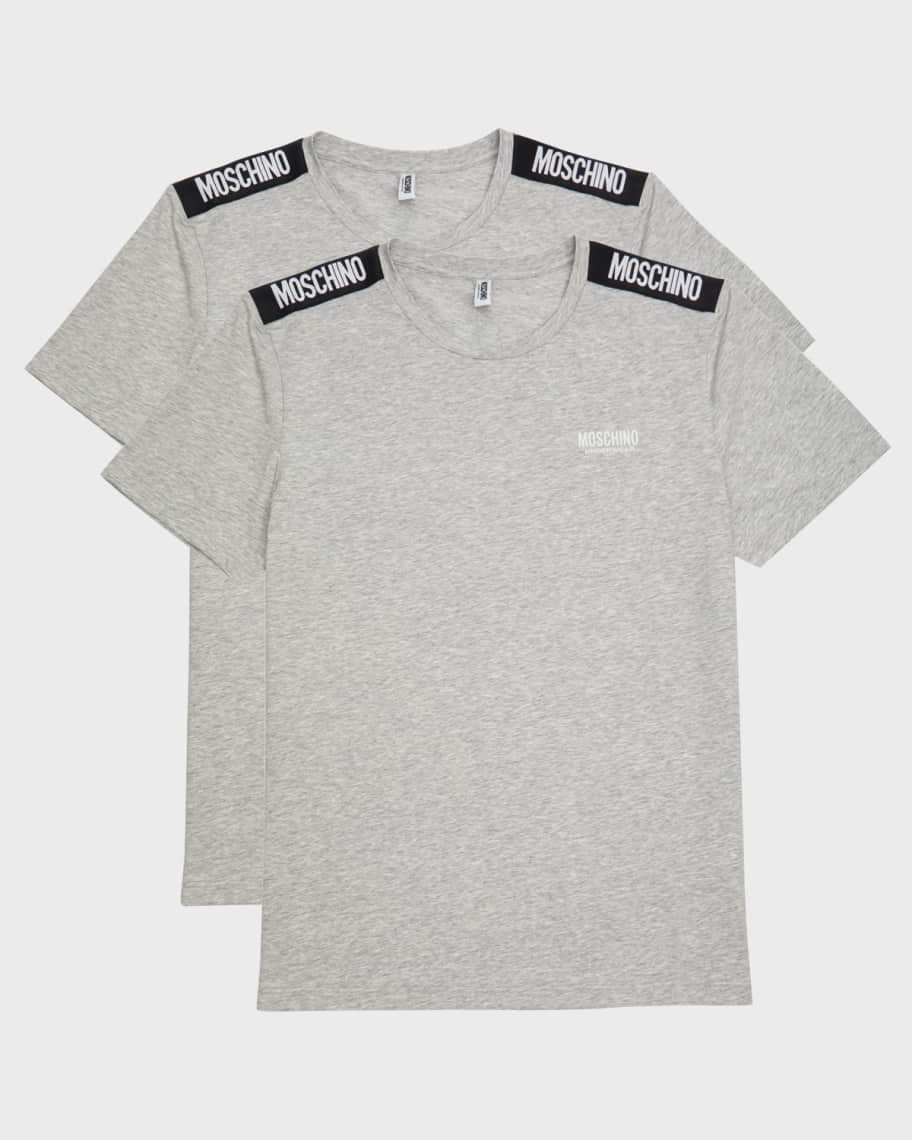 Tシャツ・カットソー MOSCHINO COUTURE Men T-shirt Grey 07257041 1484 Moschino Couture Outlet: T-shirt con stampa Milano - Bianco