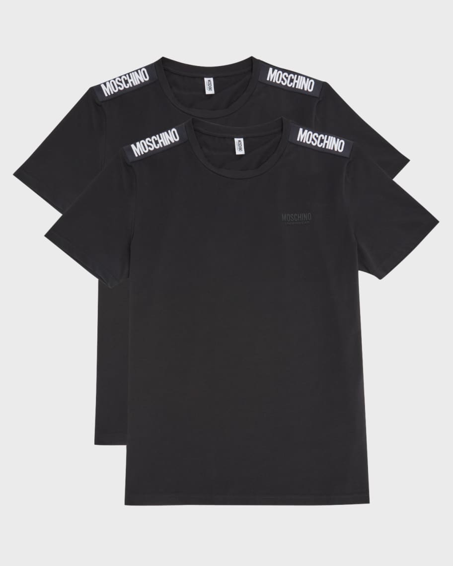【関税＆送料込み】Moschino Interlock T-Shirt Cotton interlock T-shirt with print | Moschino