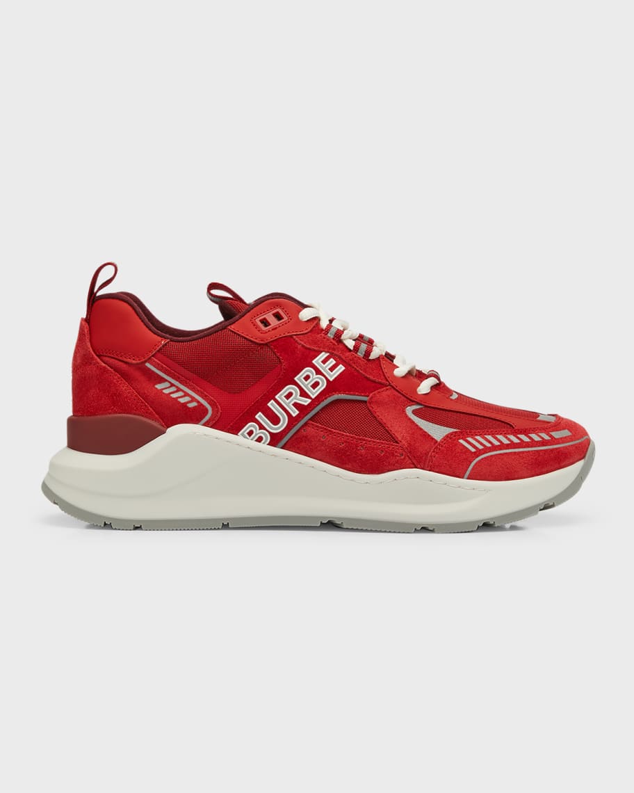 Burberry shoes mens red sale