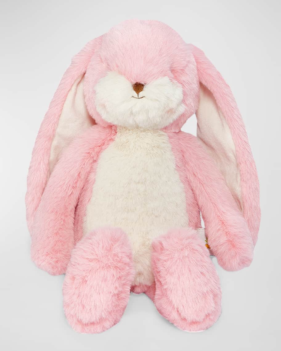 Baby Dior - Rabbit Stuffed Toy White Faux Fur - Size 2 - Newborn Gift
