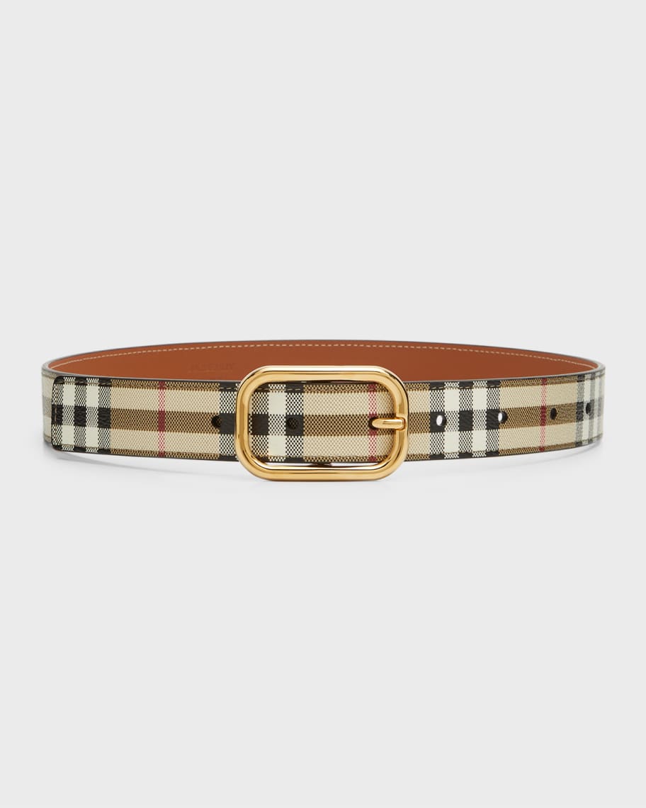 Burberry sales gold belt
