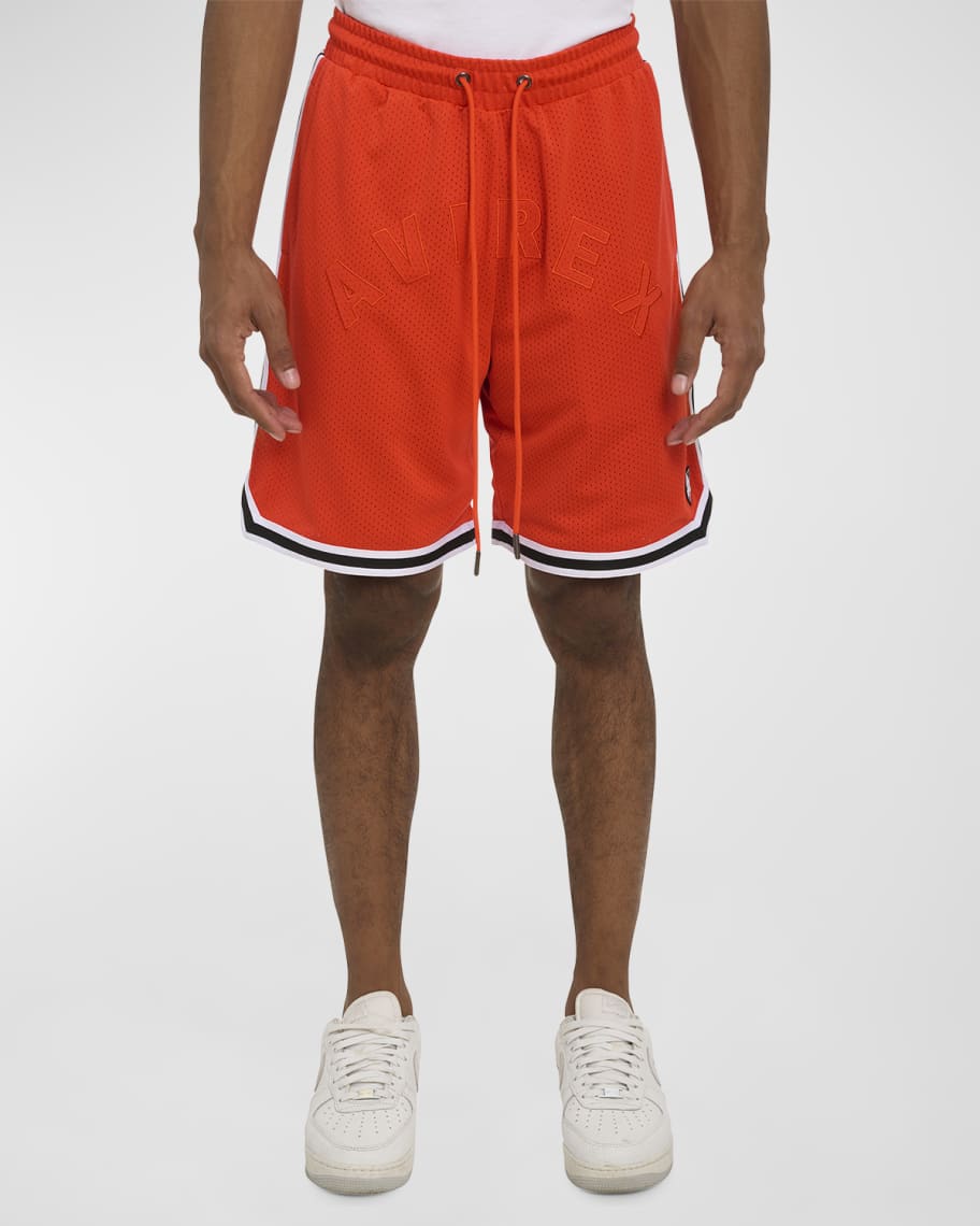 AVIREX Men's Icon Mesh Basketball Shorts | Neiman Marcus