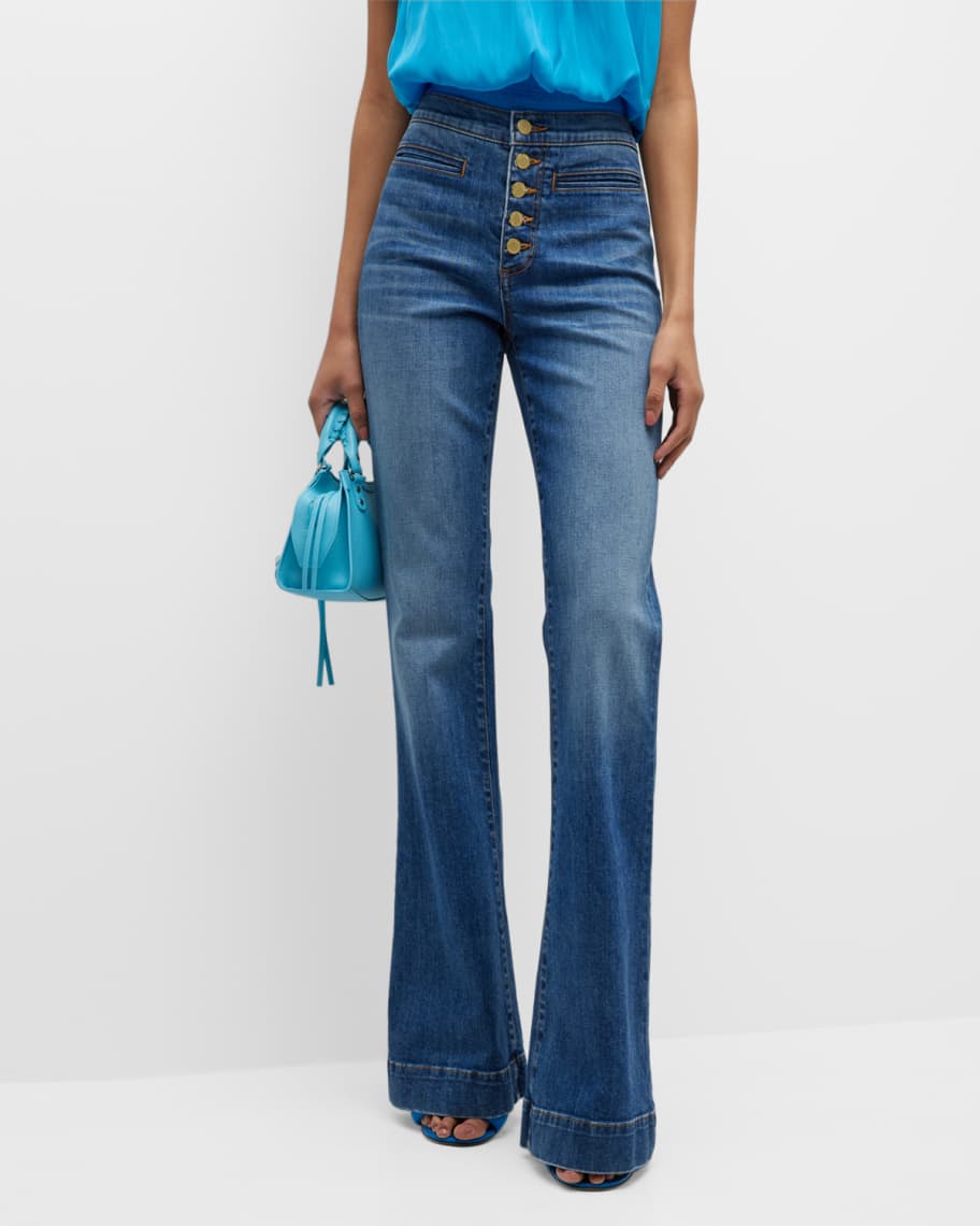 Ramy Brook Beatrix Flare Jeans | Neiman Marcus