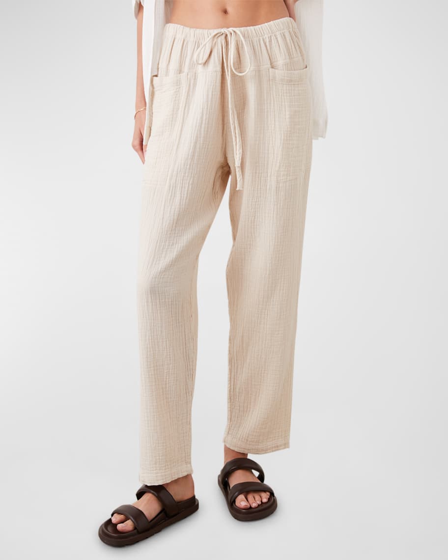 Rails Darby Gauze Drawstring Pants Neiman Marcus