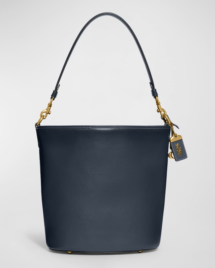 Coach 1941 Duffle in Navy Blue Pebble Leather - Bucket Bag