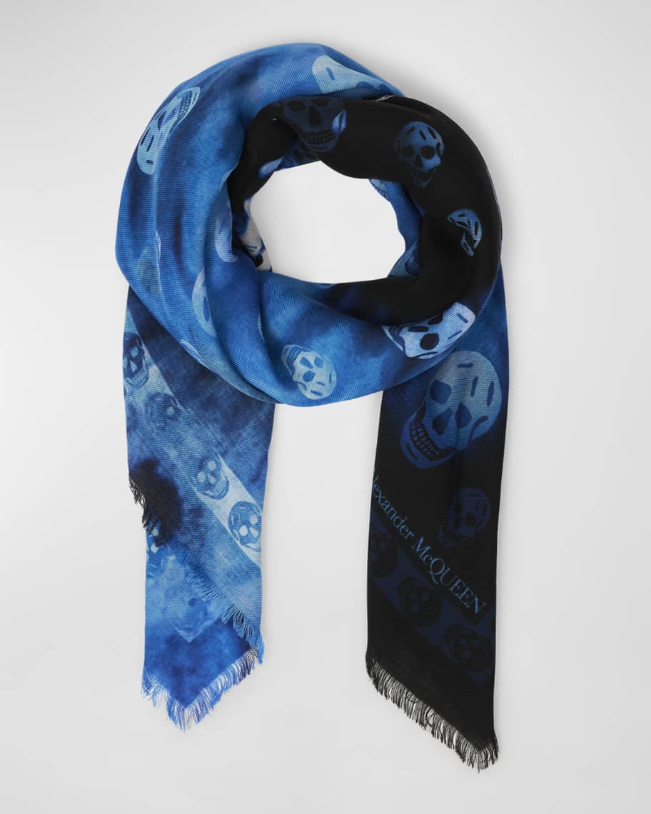 Image 3 of 5: Galactic Iris Wool Scarf