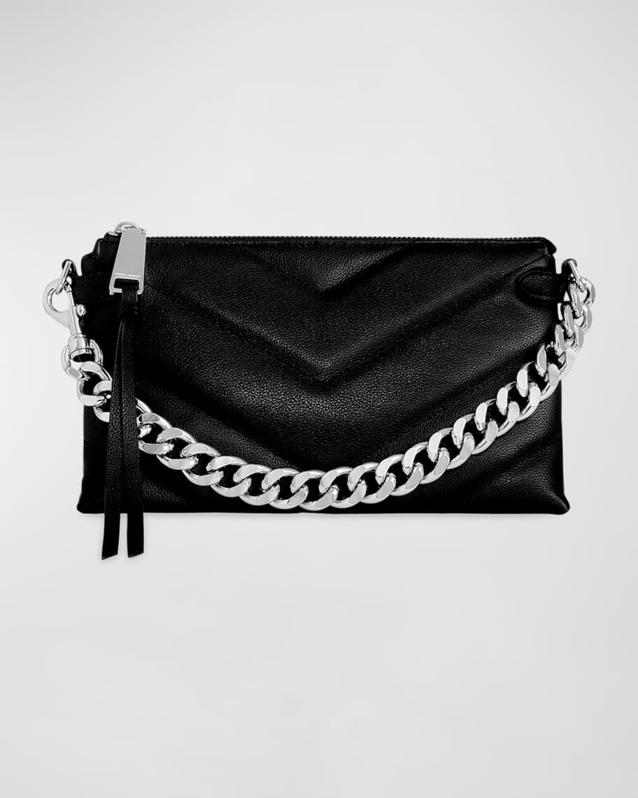 Rebecca Minkoff Edie Maxi Medium Leather Crossbody Bag | Neiman Marcus