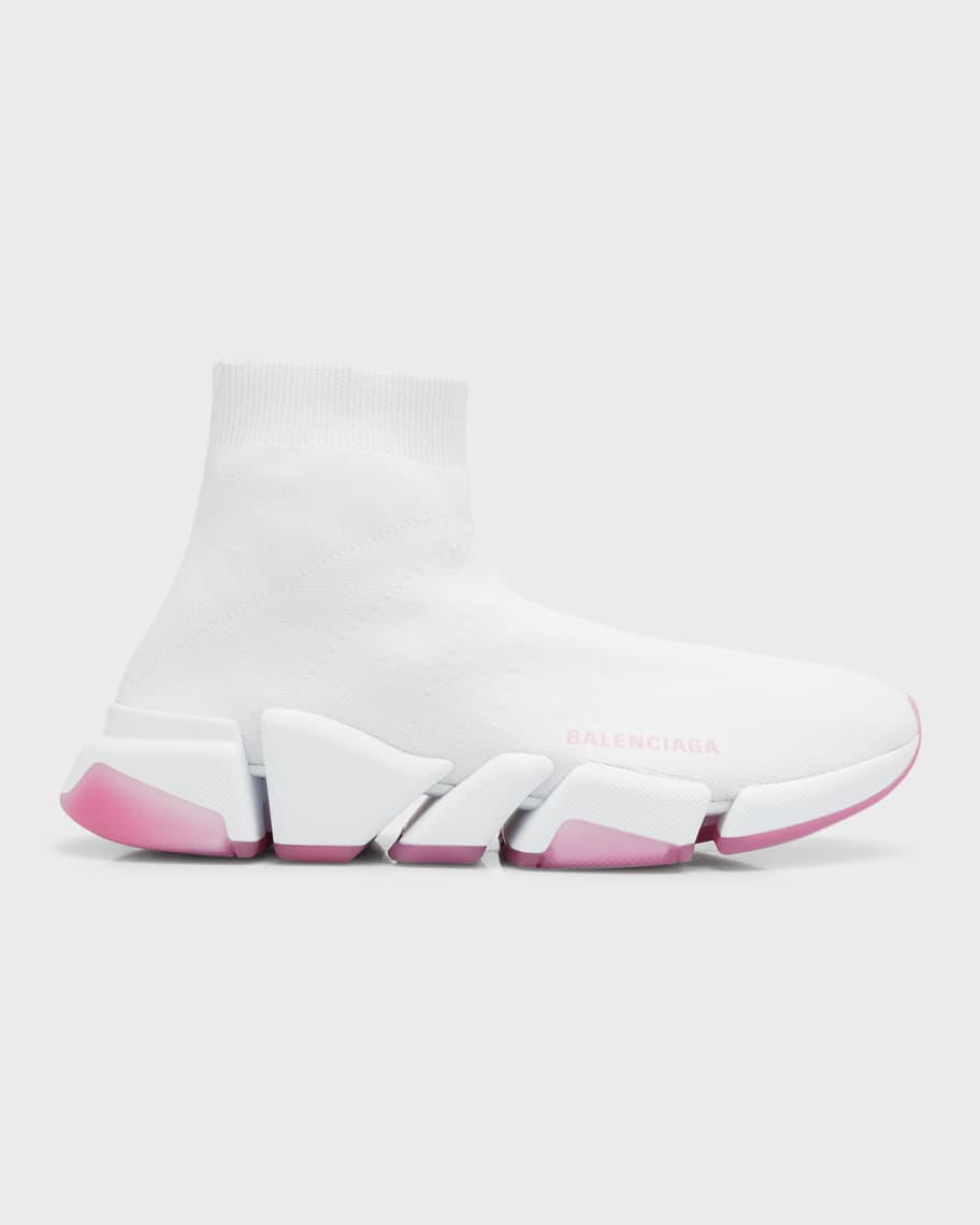 vant sekstant Overleve Balenciaga Speed 2.0 Logo Knit Sock Sneakers | Neiman Marcus