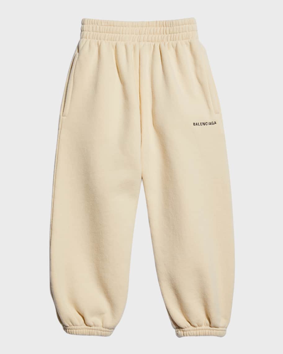 Balenciaga logo sweatpants best sale