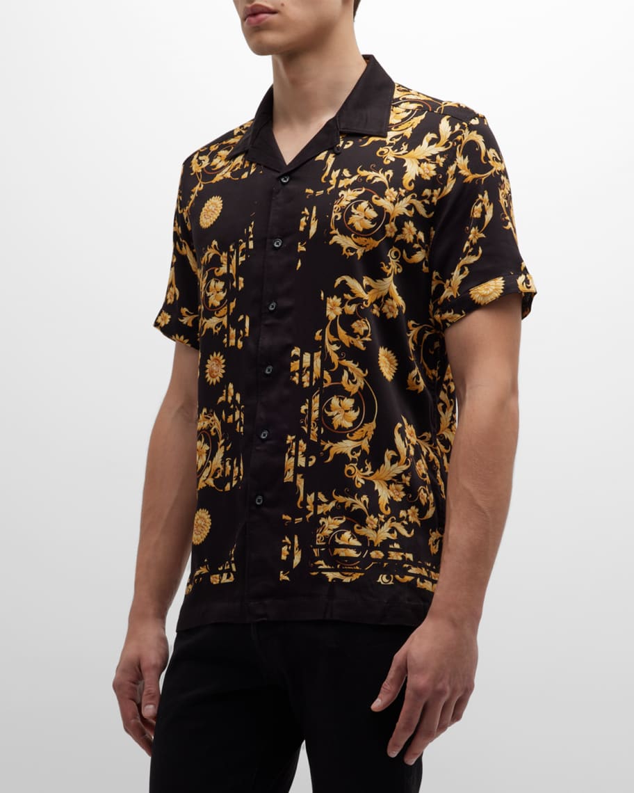 Robert Graham Men's Marquee Stretch Short Sleeve Sport Shirt | Neiman ...