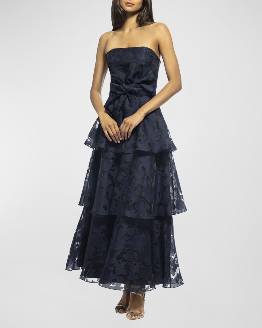 Nuclear Strapless Organza Gown