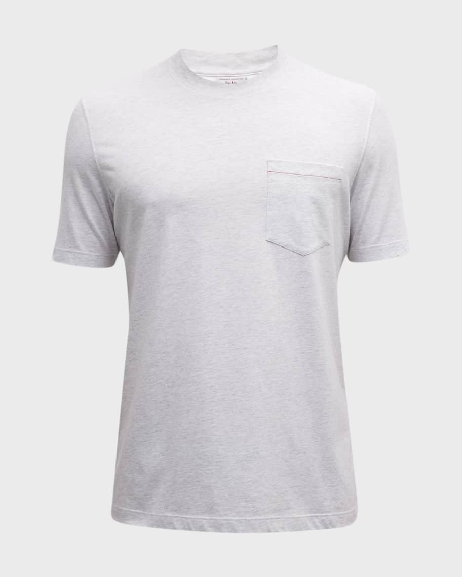 Brunello Cucinelli Men's Pocket Crewneck T-Shirt
