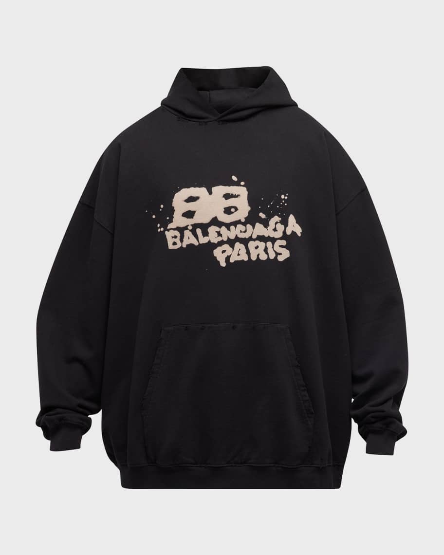 Balenciaga bb clearance hoodie grey