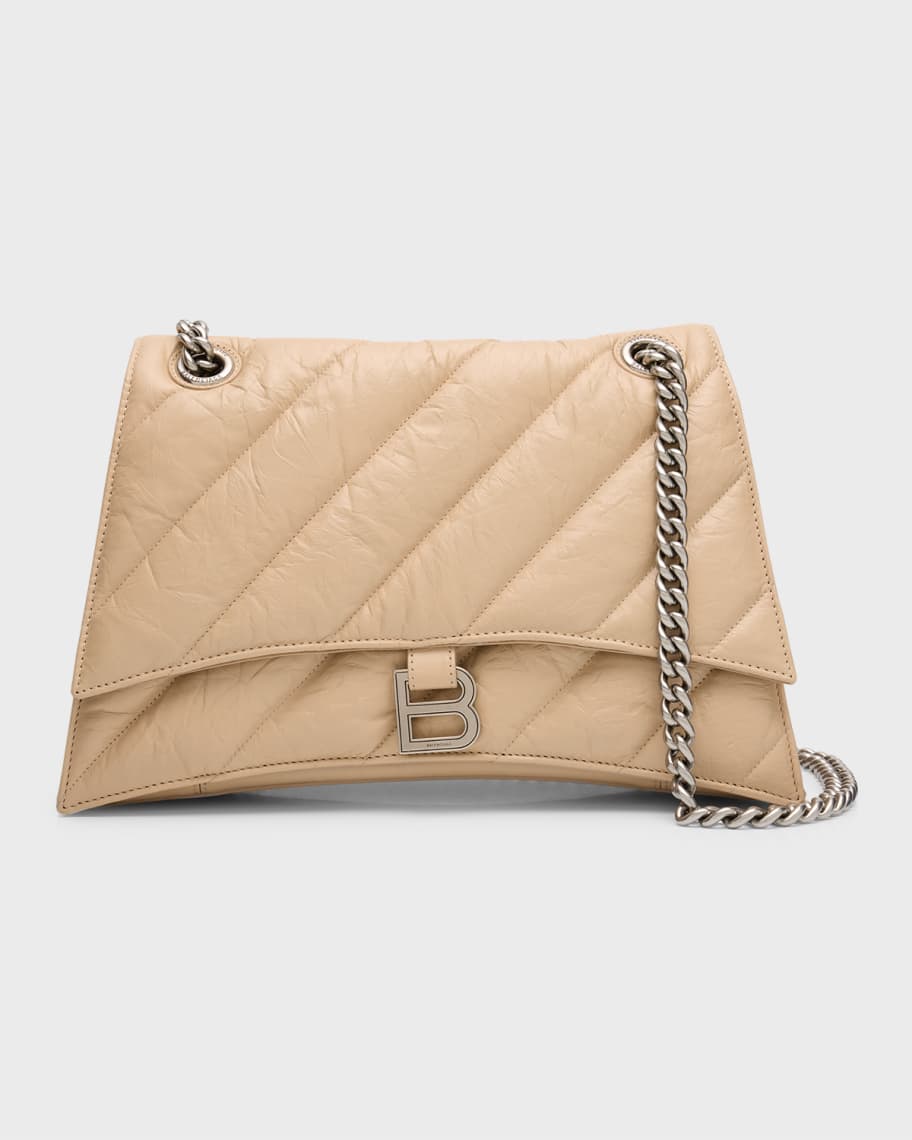 【関税＆送料込み】Balenciaga Crush Medium Quilted With Cha Balenciaga Crush Medium Quilted Chain Shoulder Bag