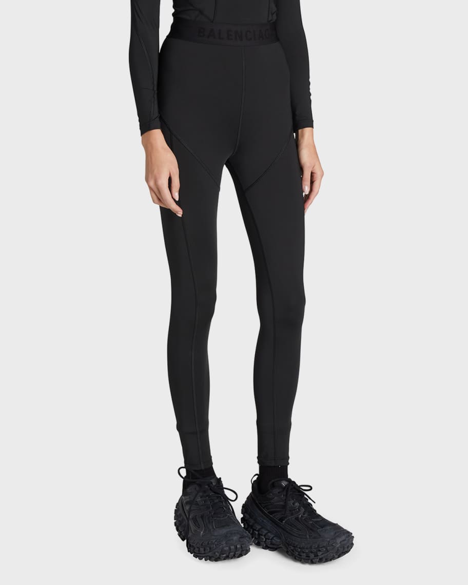 Image 1 of 5: 3B Sports Icon Athletic Leg Cut Leggings