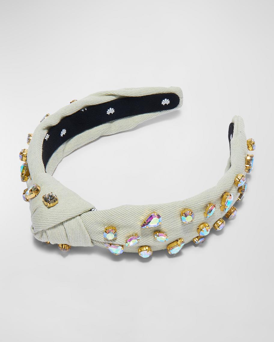 Lele Sadoughi Candy Jeweled Knotted Headband s-l400.jpg main image 4
