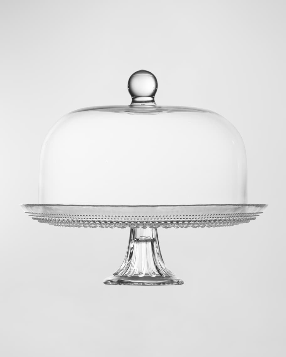 Jupiter Clear 13" Cake Stand & Dome