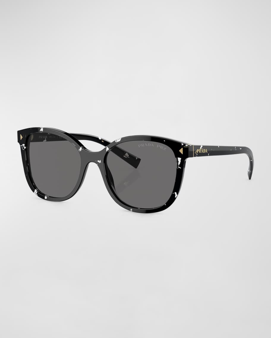 Prada PR 22ZS Logo Square Acetate Sunglasses