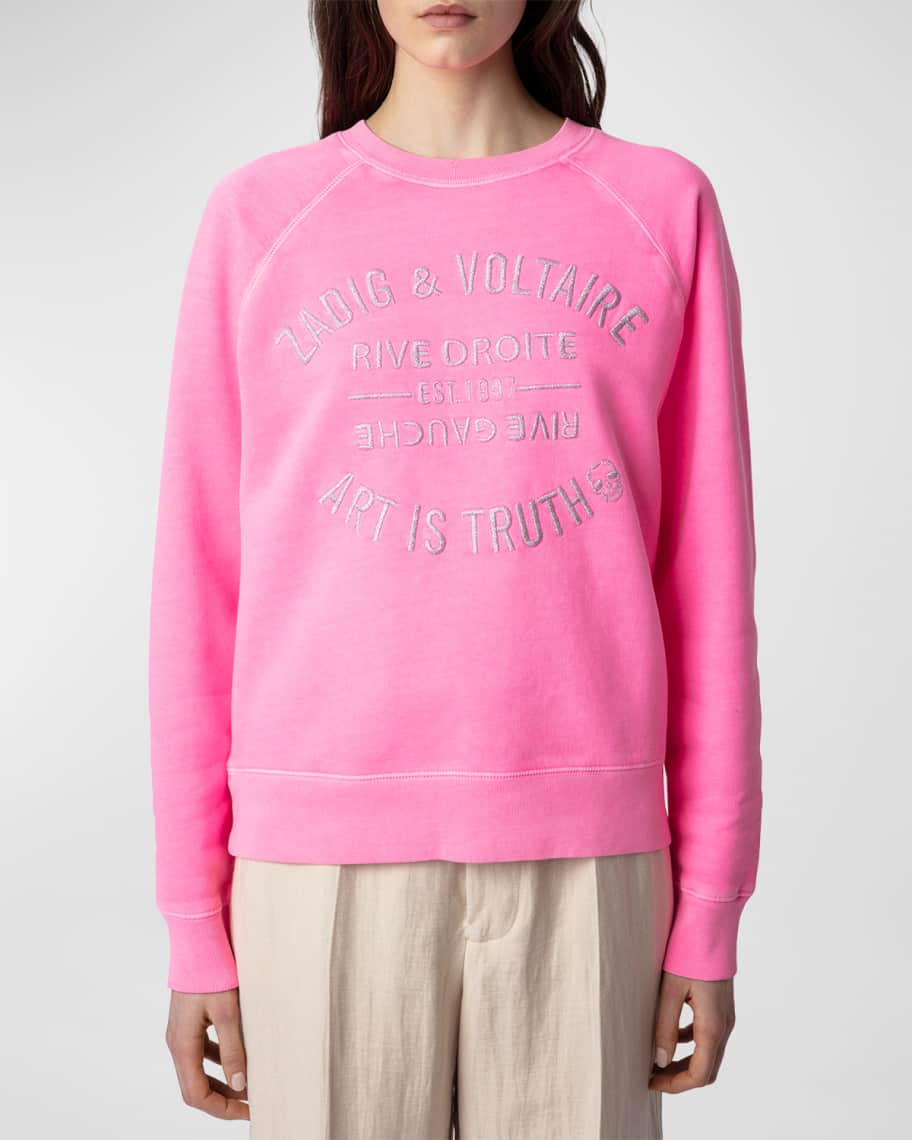 Zadig & Voltaire The Upper Blason Brode Sweatshirt | Neiman Marcus