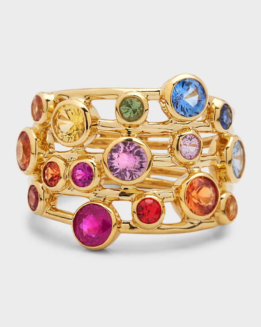 IPPOLITA 18kt yellow gold Lollipop topaz ring