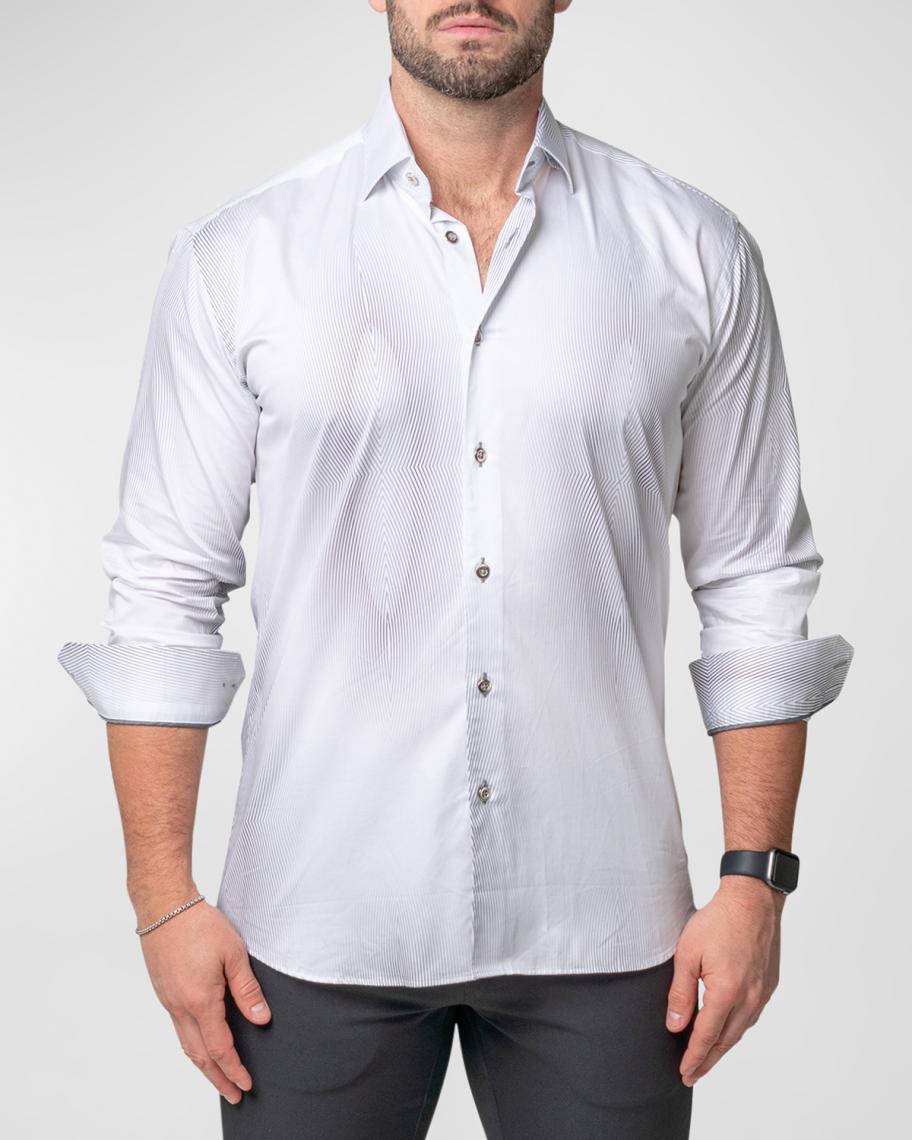 Maceoo Men's Fibonacci Singlularity Sport Shirt | Neiman Marcus