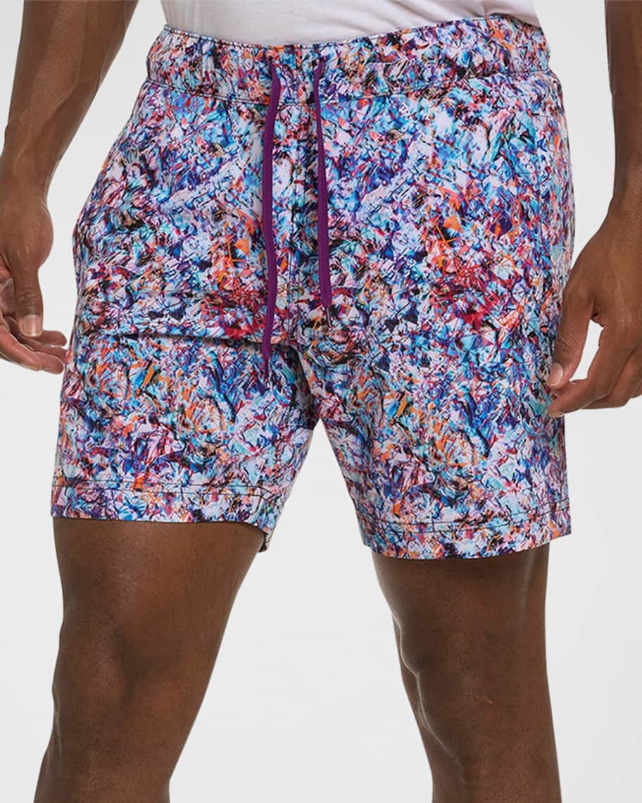 Robert Graham Men s Glass Skull Printed Swim Shorts Neiman Marcus