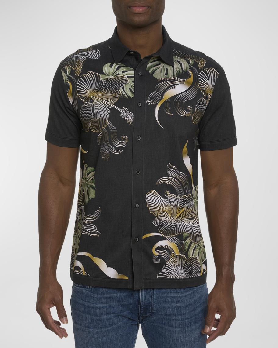 Camicia Uomo Robert Graham Modello SUNDIAL - Cotone Elasticizzato, Polsini Reversibili, Taglia M