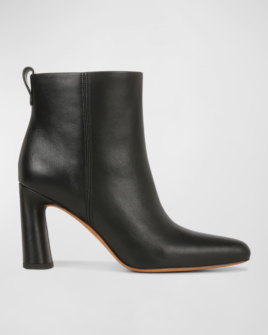 Vince Hillside Leather Ankle Booties | Neiman Marcus