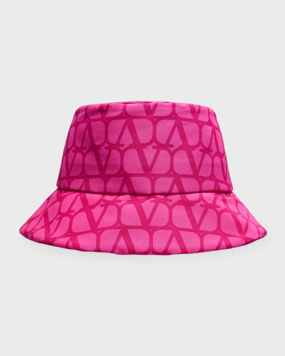 Valentino Pink Toile Iconographe Bucket Hat - UWT Pink PP