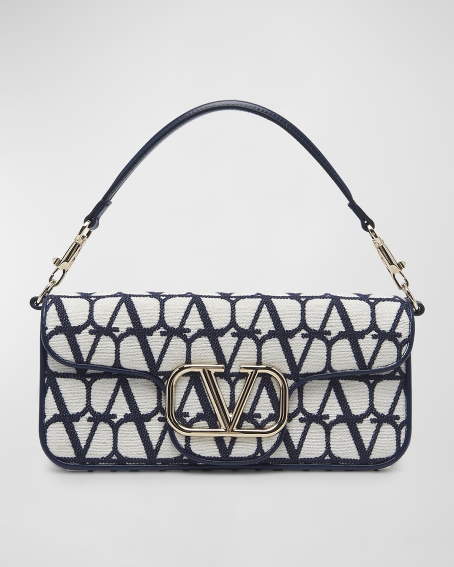【VALENTINO】SMALL LOCO TOILE ICONOGRAPHE SHOULDER BAG Small Valentino Garavani Locò Toile Iconographe Shoulder Bag