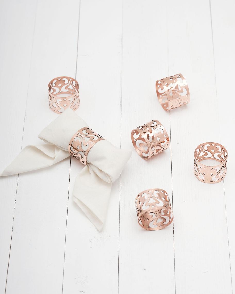 Coppermill Kitchen Vintage Inspired Napkin Rings, Set of 4 | Neiman Marcus
