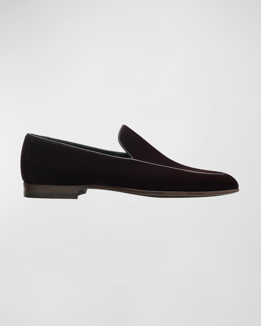 Magnanni Men s Jaxon Velvet Loafers Neiman Marcus