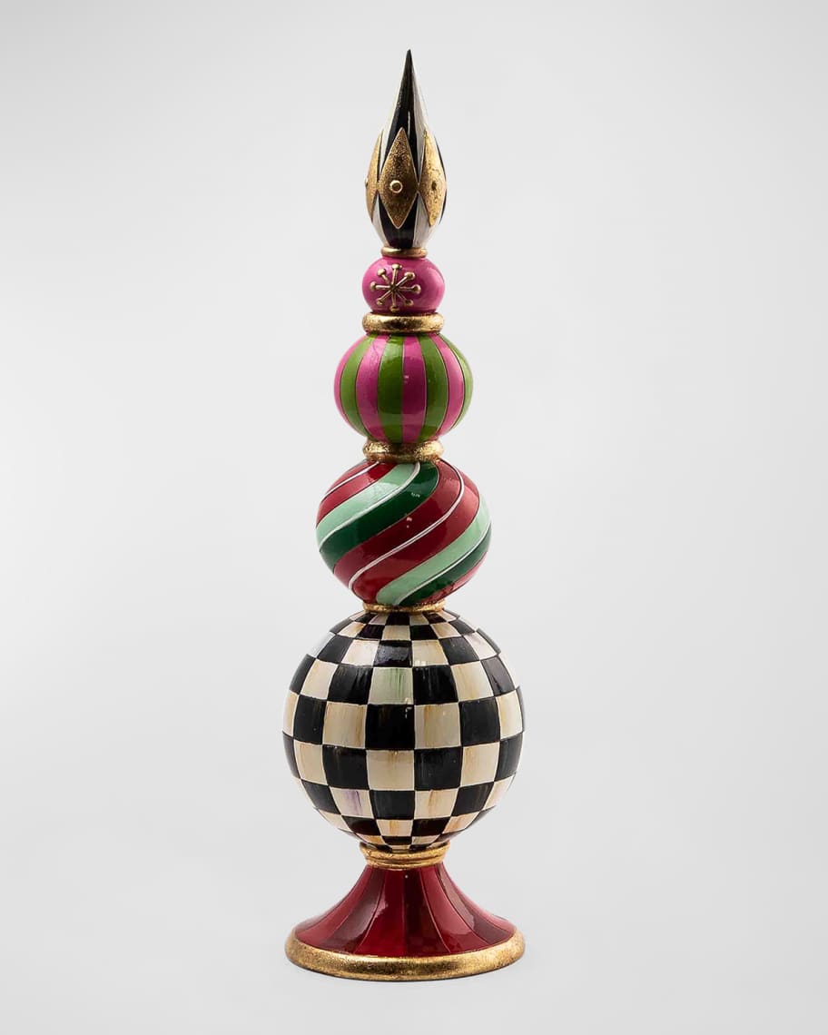 MacKenzieChilds Granny Kitsch Finial Candle Holder, Medium Neiman Marcus