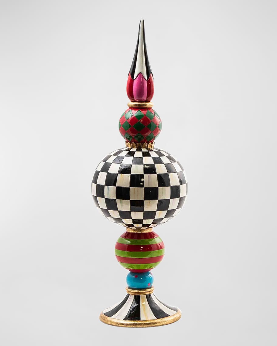 MacKenzieChilds Large Granny Kitsch Finial Candle Holder Neiman Marcus