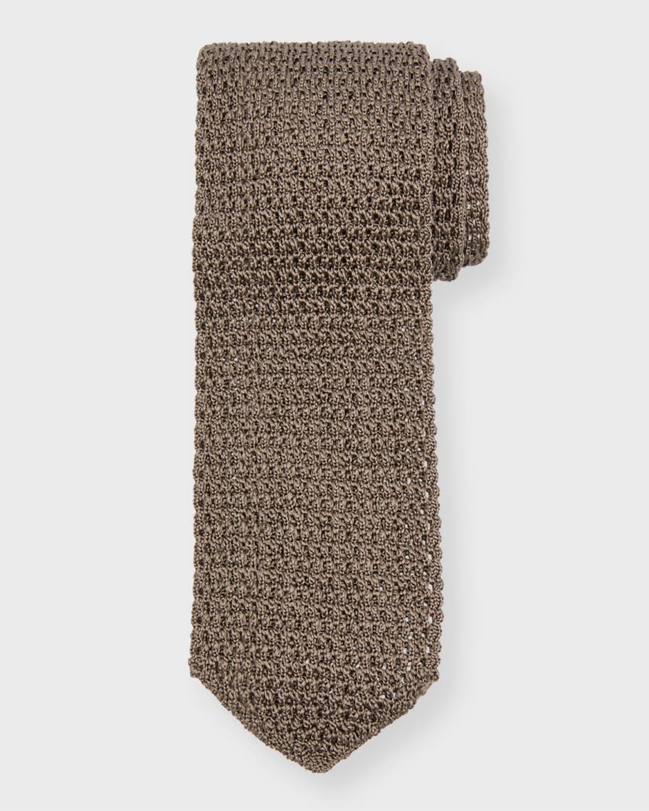 Tom Ford Men's Silk Tie Beige