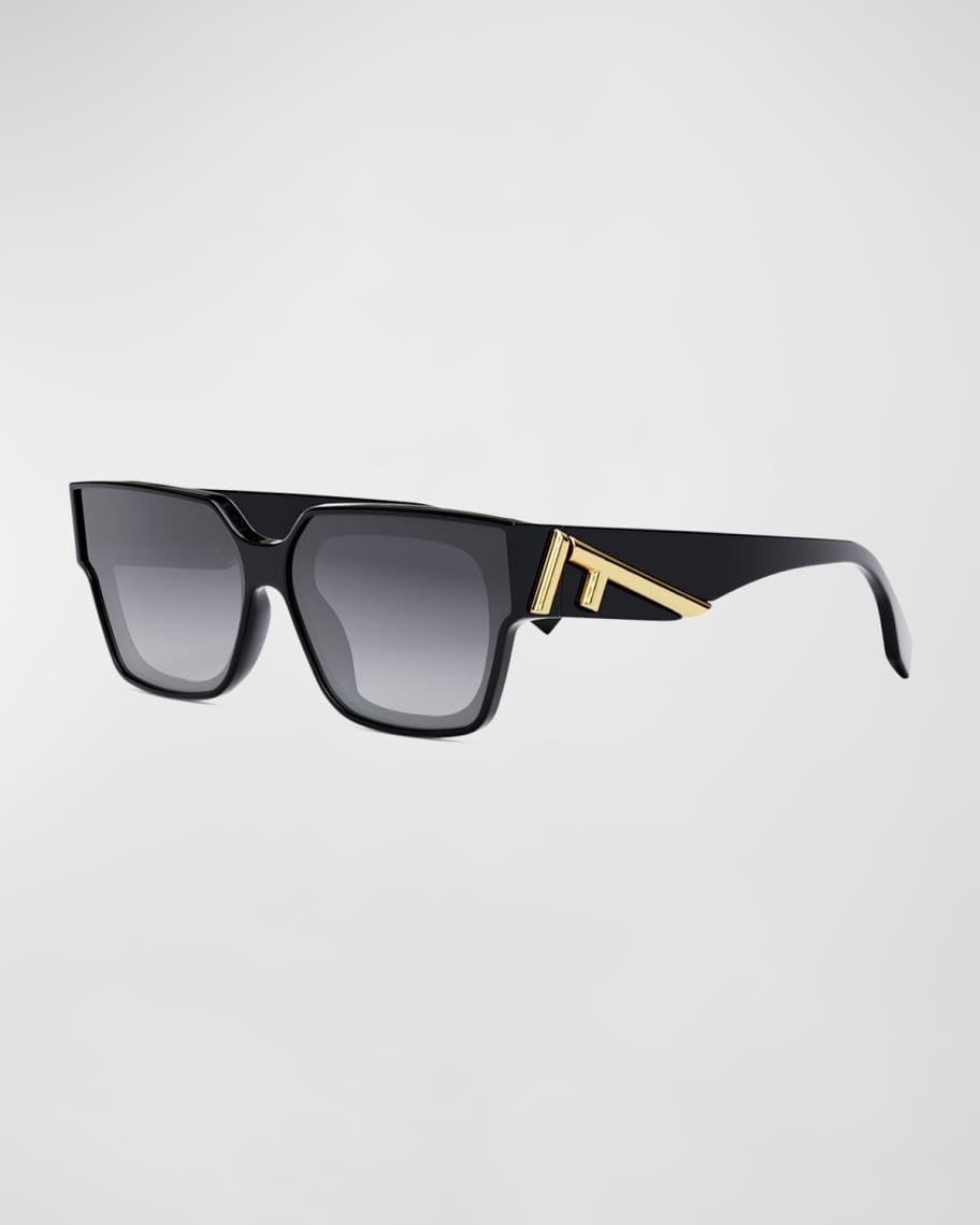 Fendi Oversized F Square Acetate Sunglasses | Neiman Marcus