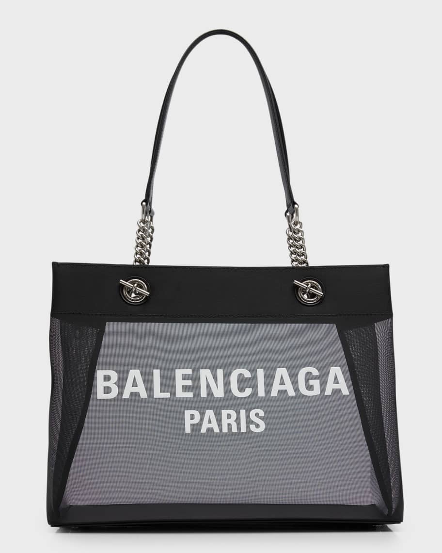 Balenciaga Duty Free Medium Mesh Tote Bag | Neiman Marcus