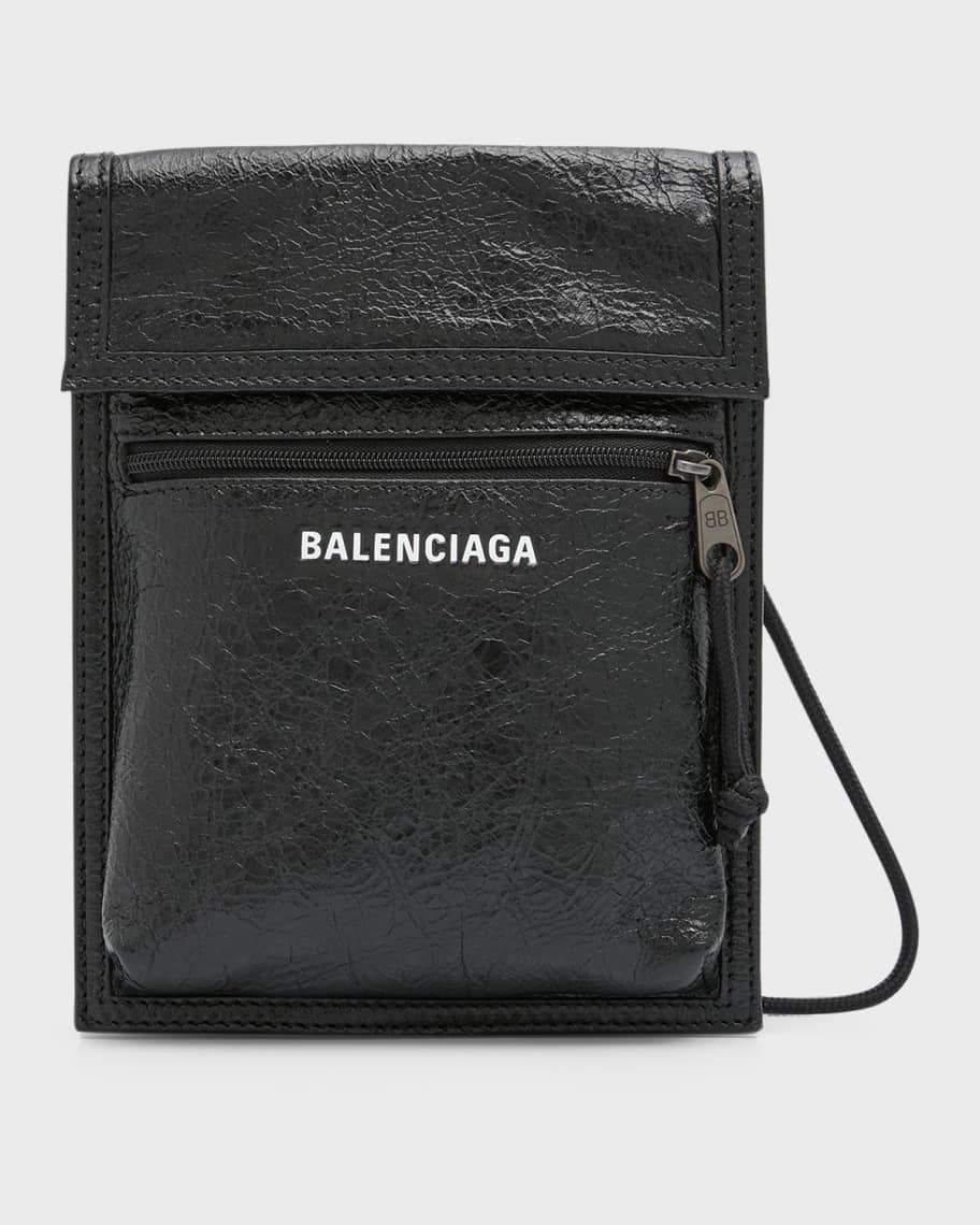 Men's Explorer Small Pouch With Strap Graffiti, BALENCIAGA