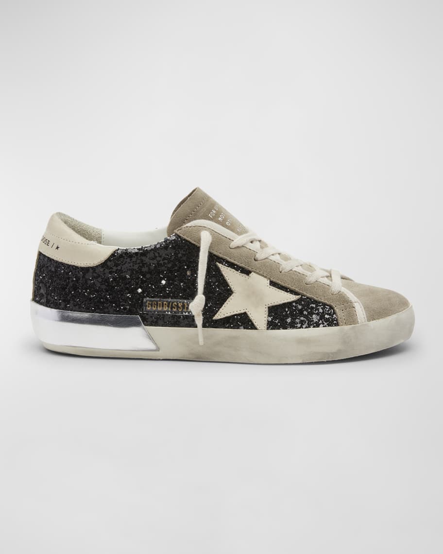 Golden Goose Superstar Glitter Low-Top Sneakers