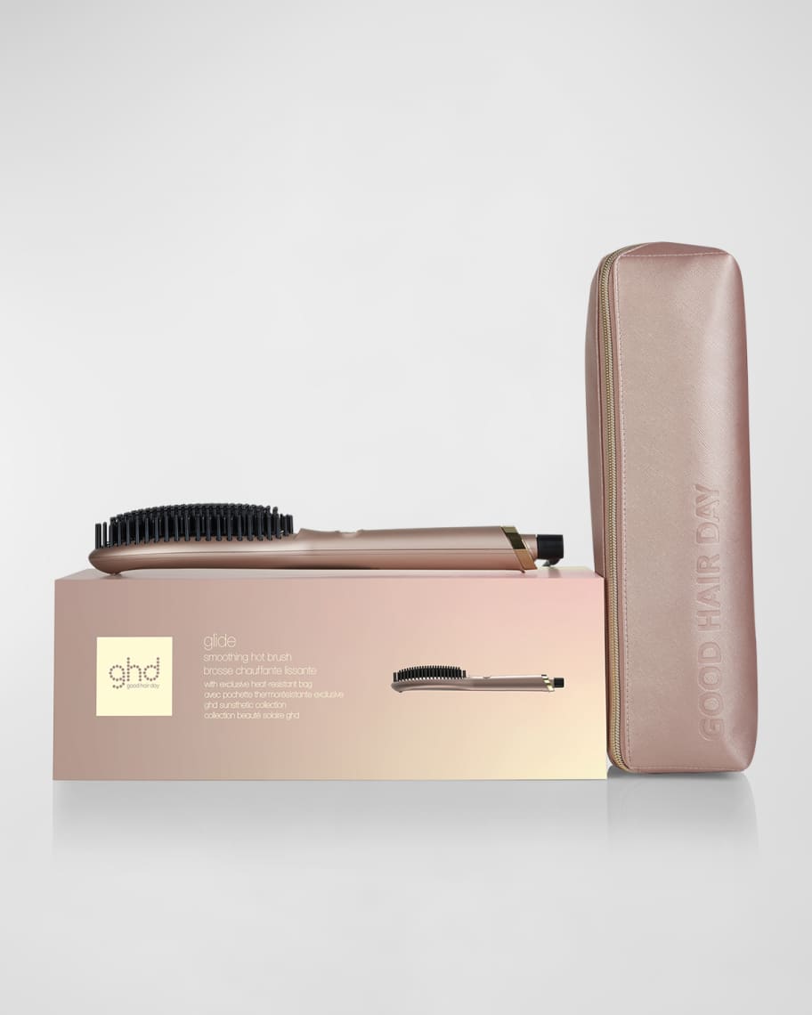 ghd Glide Smoothing Hot Brush, Limited Edition SunKissed Bronze