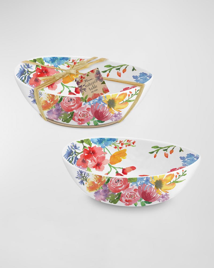 Rosanna Nature's Table Floral Bowls - Set of 2 | Neiman Marcus