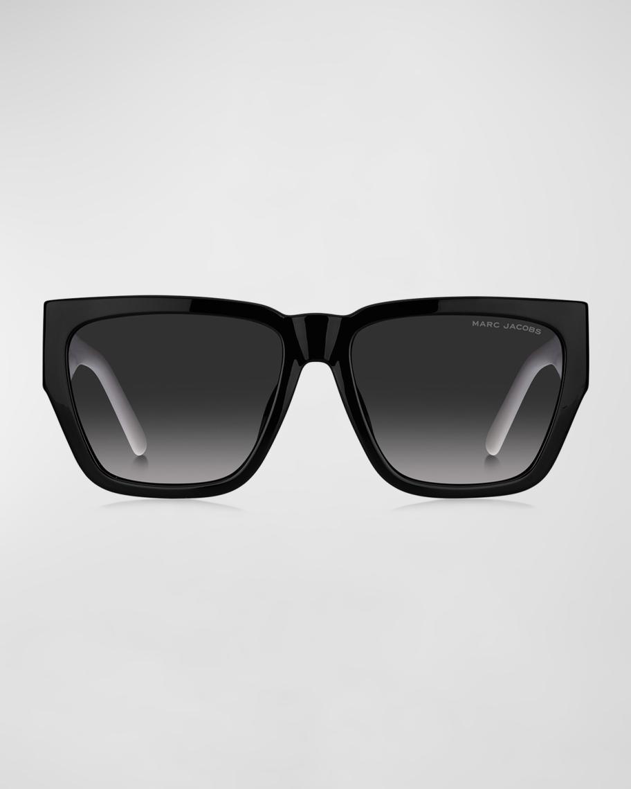 Marc Jacobs J Marc Logo Square Plastic Sunglasses | Neiman  display picture 1